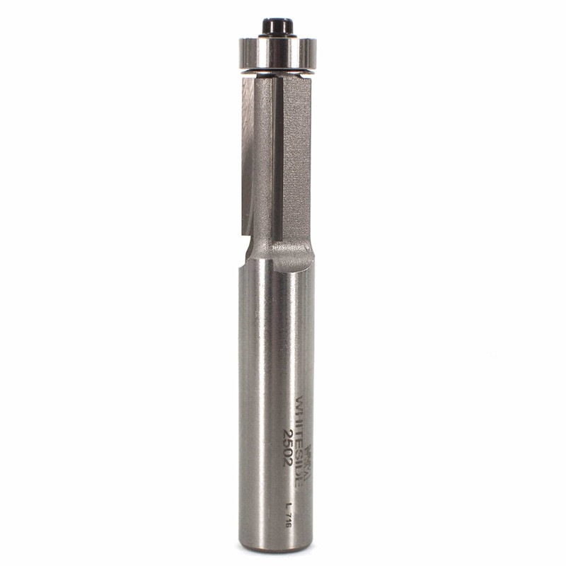 Three Flute Flush Trim Router Bit - Shank:1/2" - Diameter:1/2" - Cutting Length:1"